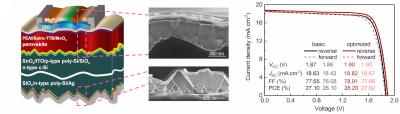 Researchers Develop Highly Passivated TOPCon Bottom Cells for Perovskite/Silicon Tandem Solar Cells image